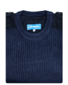 Pull-over laine col rond manches longues