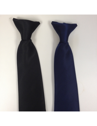 Cravates noires "crochet"