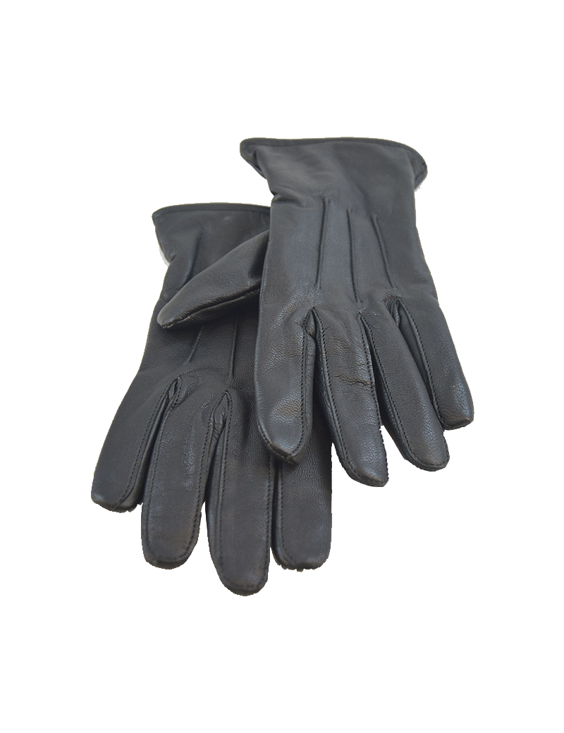 Gants cuir noir pilote homme  readytofly