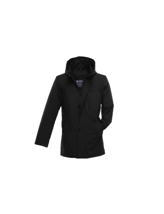 OFFRE SPECIAL :MANTEAU TROIS-QUARTS AVEC CAPUCHE AMOVIBLE + GILET MATELASSÉ NOIR A 1€