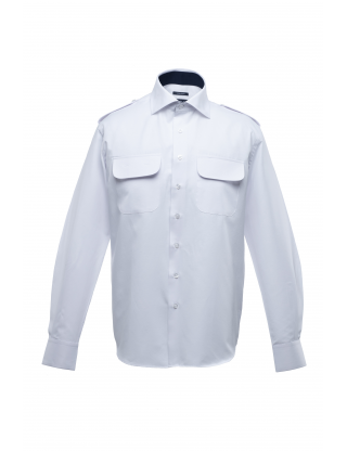 Chemise Pilot Classic Regular Blue Collar