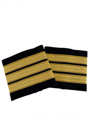 Coulants d'épaules Officier Pilote Or