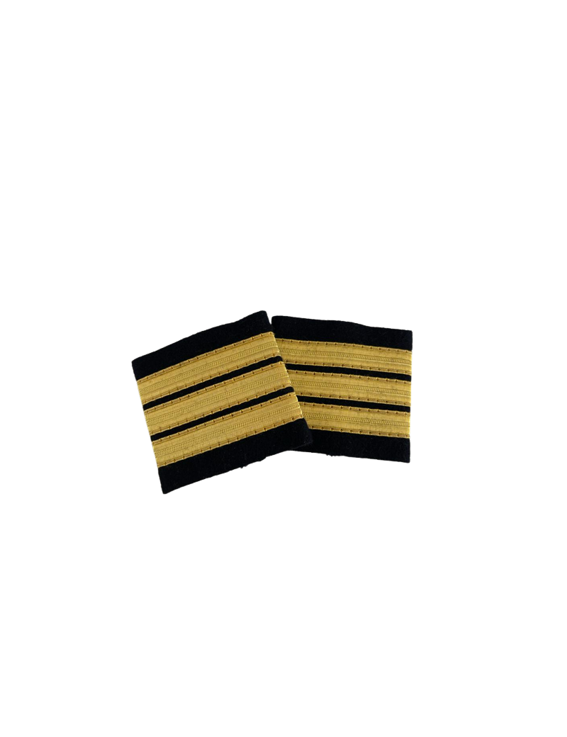 Coulants d'épaules Officier Pilote Or