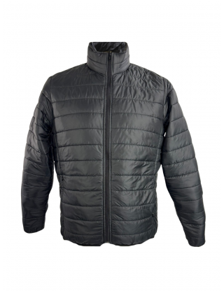Gilet matelasse noir manches longues