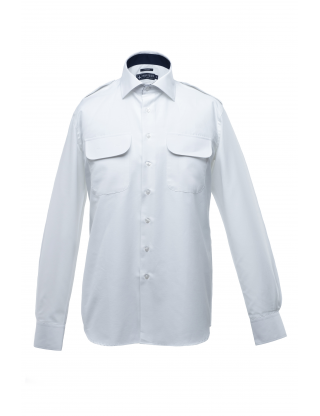 Chemise Pilot Classic Regular Blue Collar