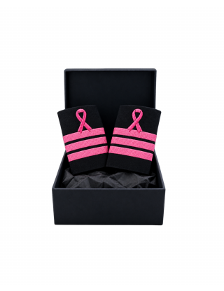 Coulants d'épaule Officier pilote édition Octobre Rose